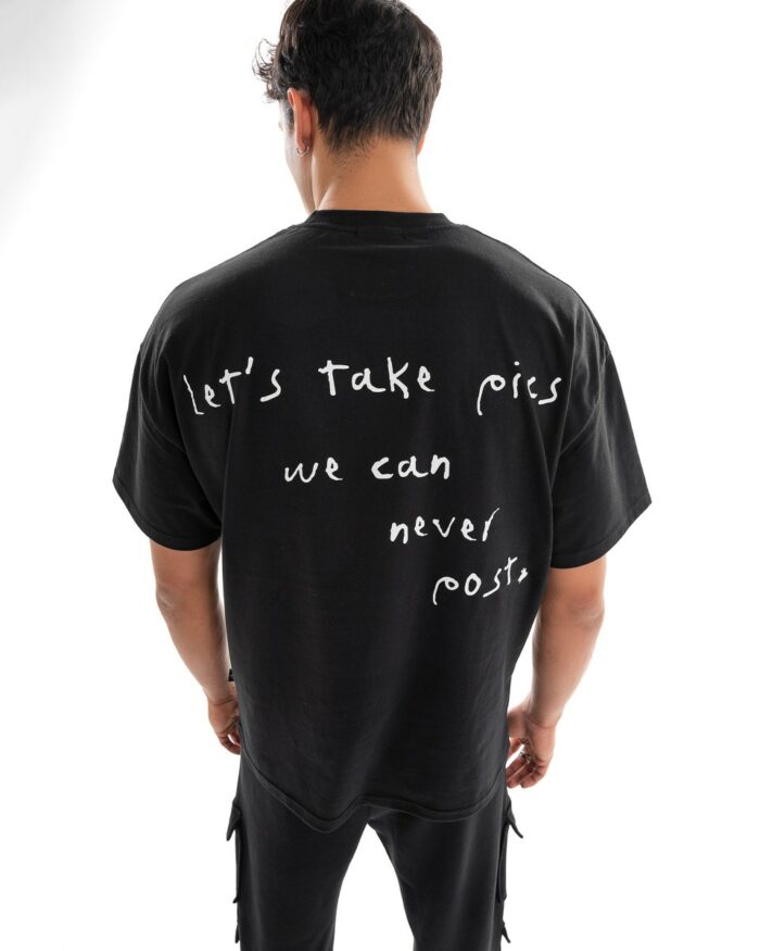 Oversized T-Shirt TLO404 Black