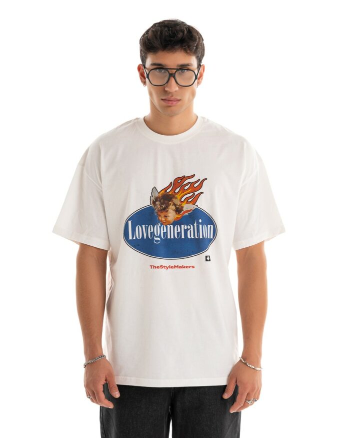 Oversized T-Shirt TLO406 Off-White