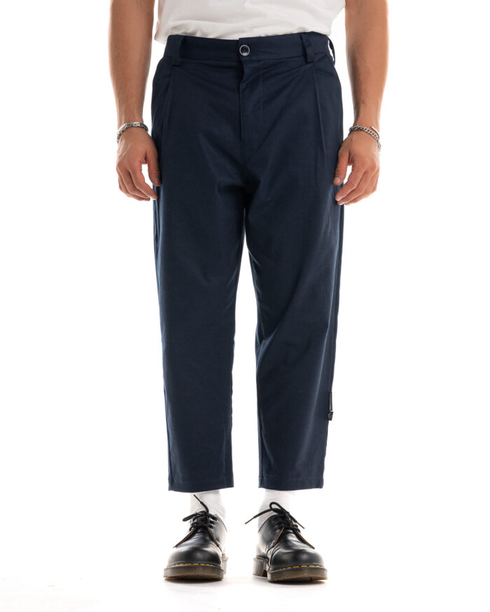 Pants Retro Navy