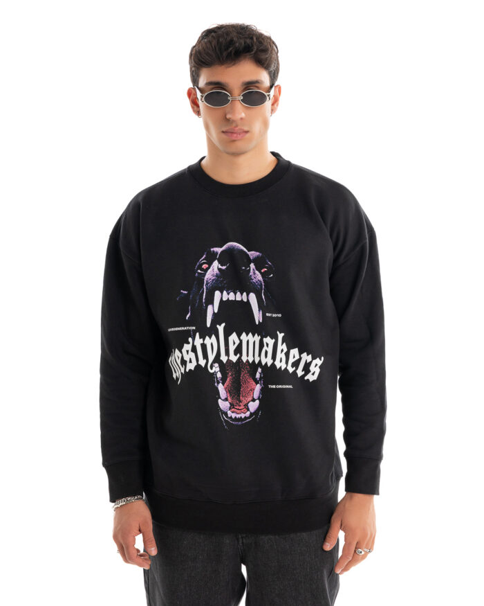 Sweatshirt OS408 Black