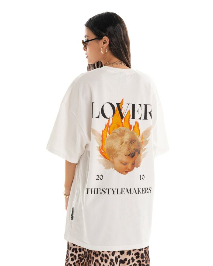 T-Shirt Boyfriend TLO407 Off-White
