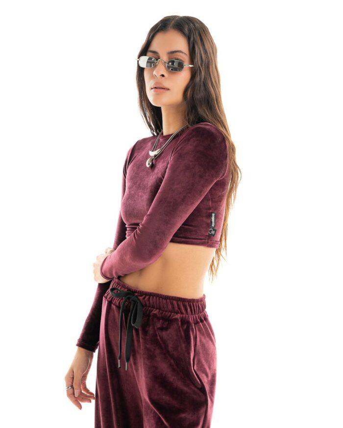 Velvet Crop Bordeaux