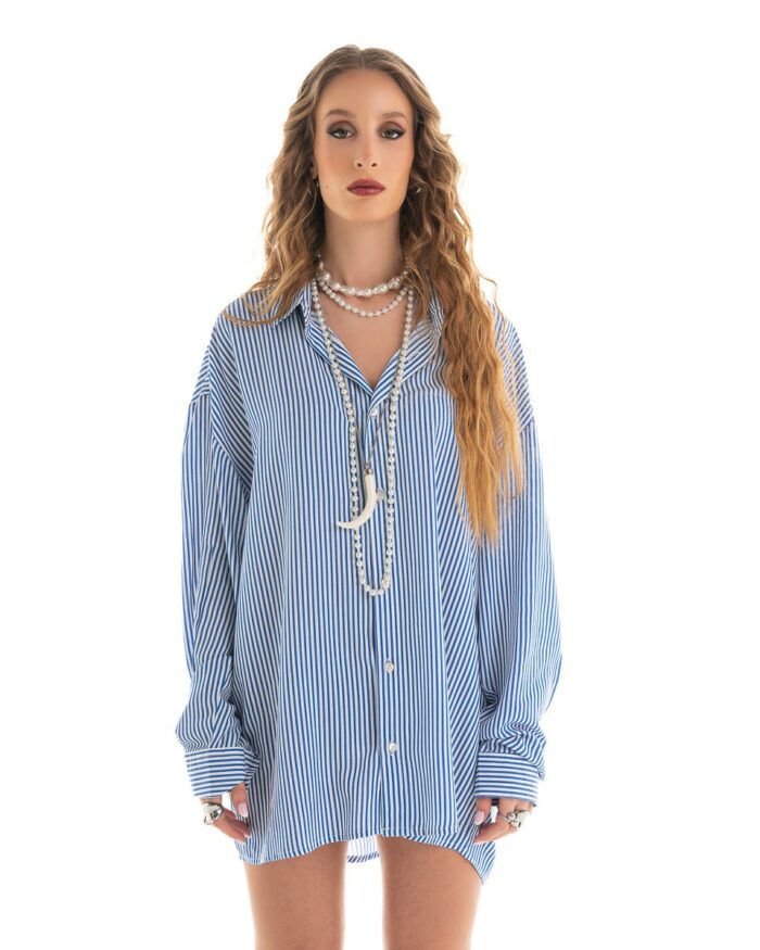 Boyfriend Shirt Striped Ciel