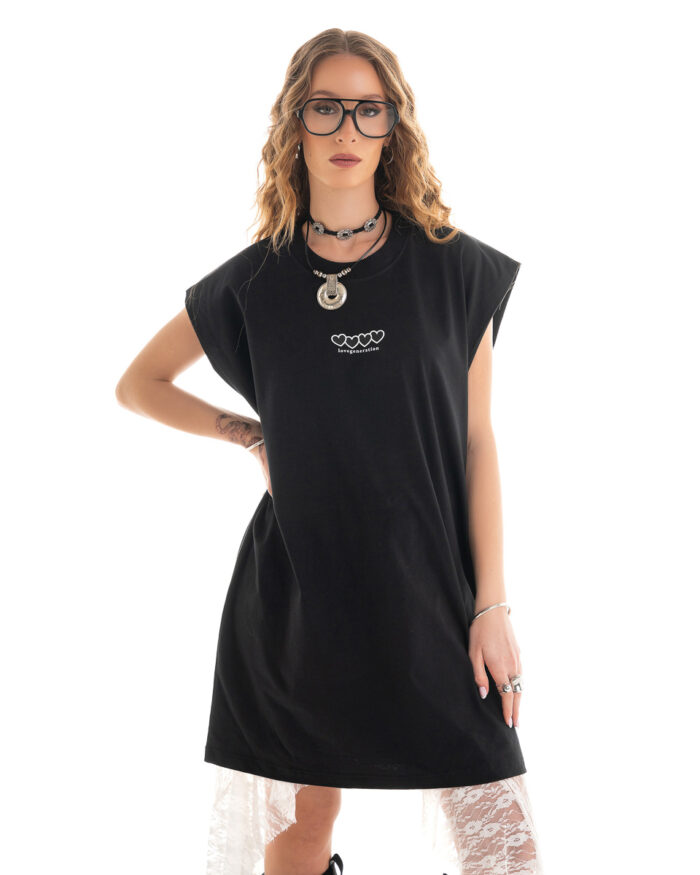 Boyfriend Vest V410 Black