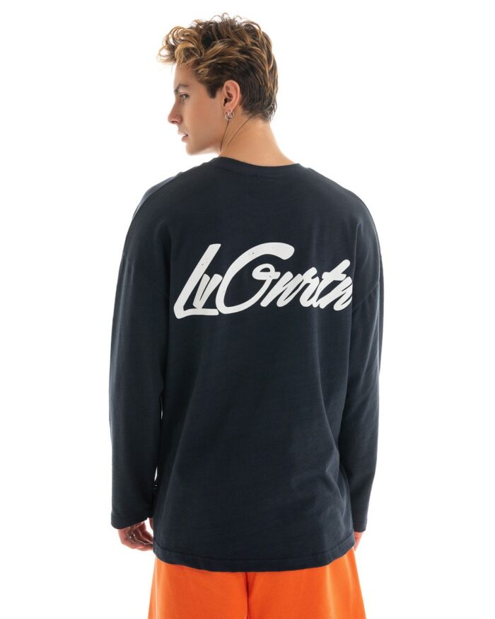 Long T-Shirt TLL402 Navy Blue