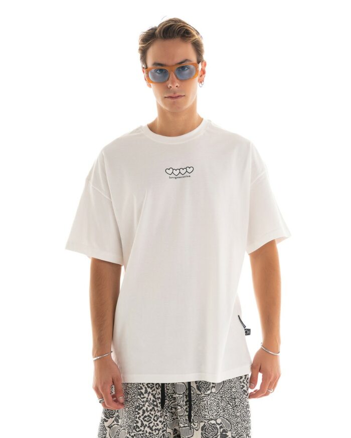 Oversized T-Shirt TLO410 Off-White