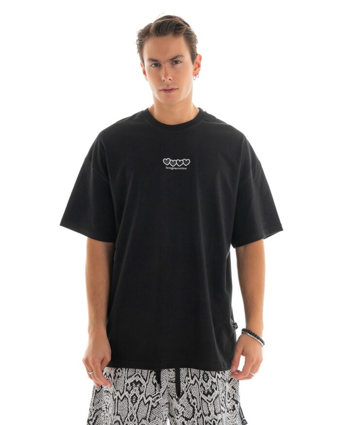 Oversized T-Shirt TLO410 Black