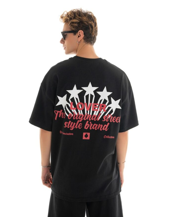 Oversized T-Shirt TLO418 Black