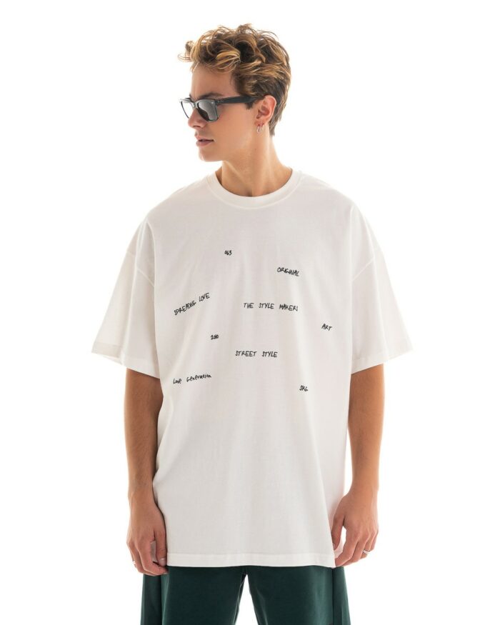 Oversized T-Shirt TLO421 Off-White