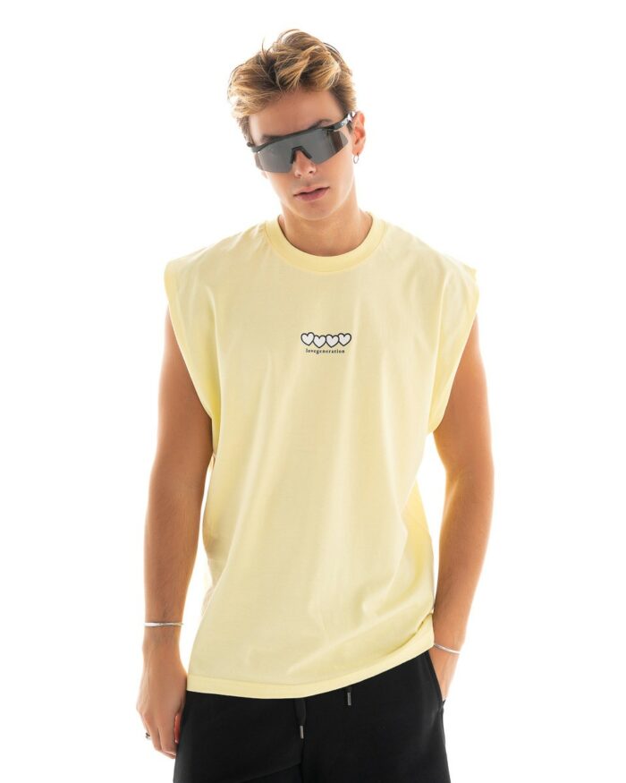 Oversized Vest V410 Banana