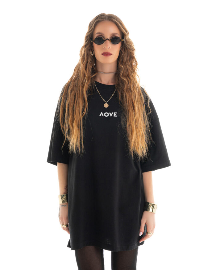 T-Shirt Boyfriend TLO409 Black