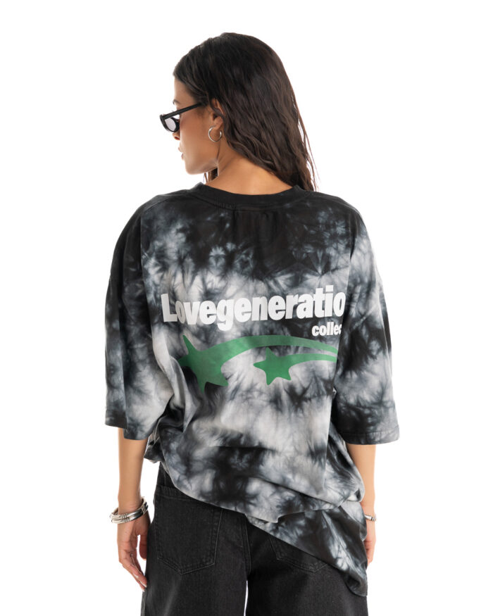 Boyfriend Oversized T-Shirt TDO413 Sky Cloud