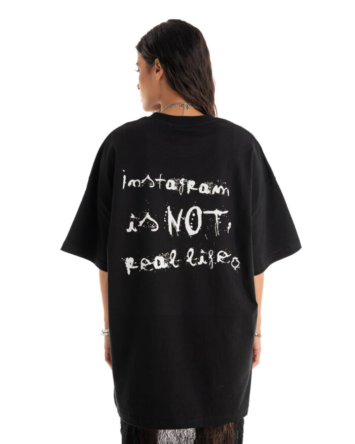 Boyfriend Oversized T-Shirt TLO425 Black