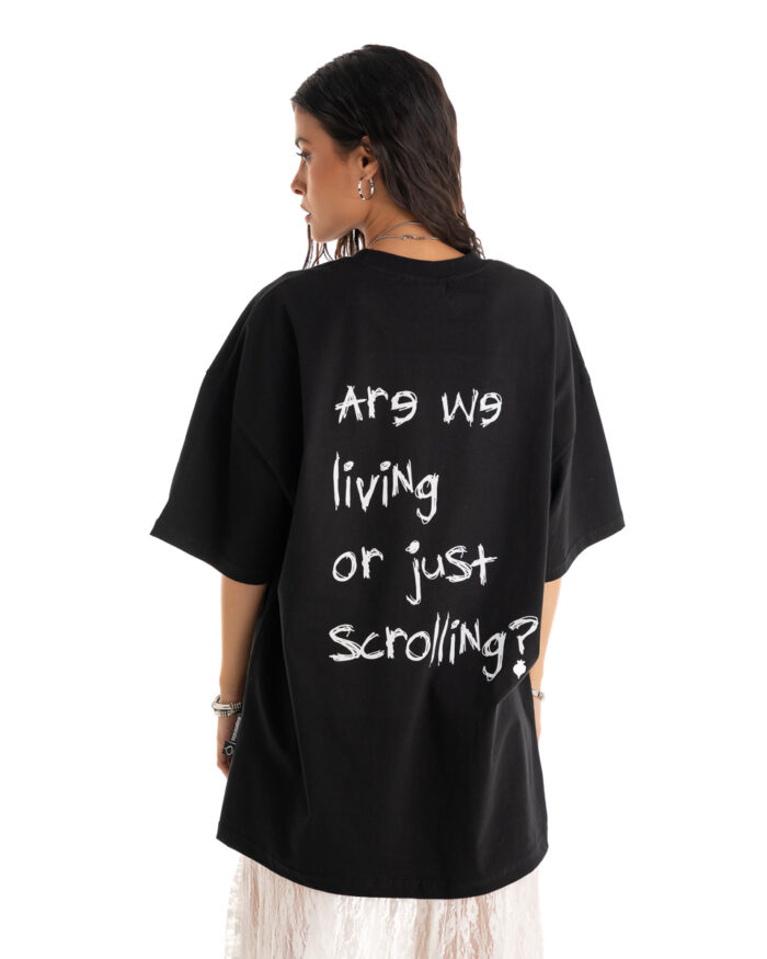 Boyfriend Oversized T-Shirt TLO426 Black