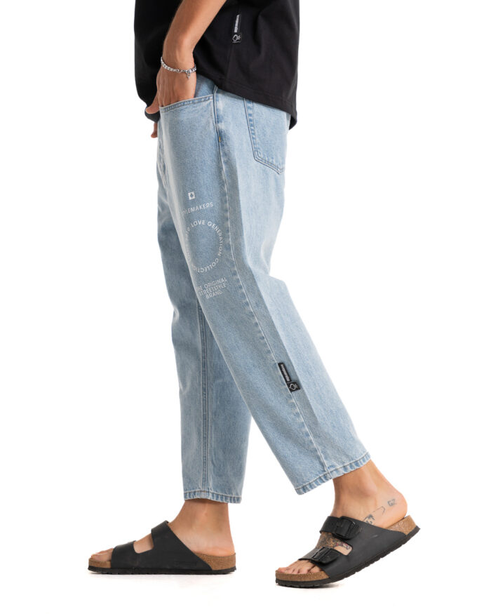 Jeans Light Blue Crop Fit 262