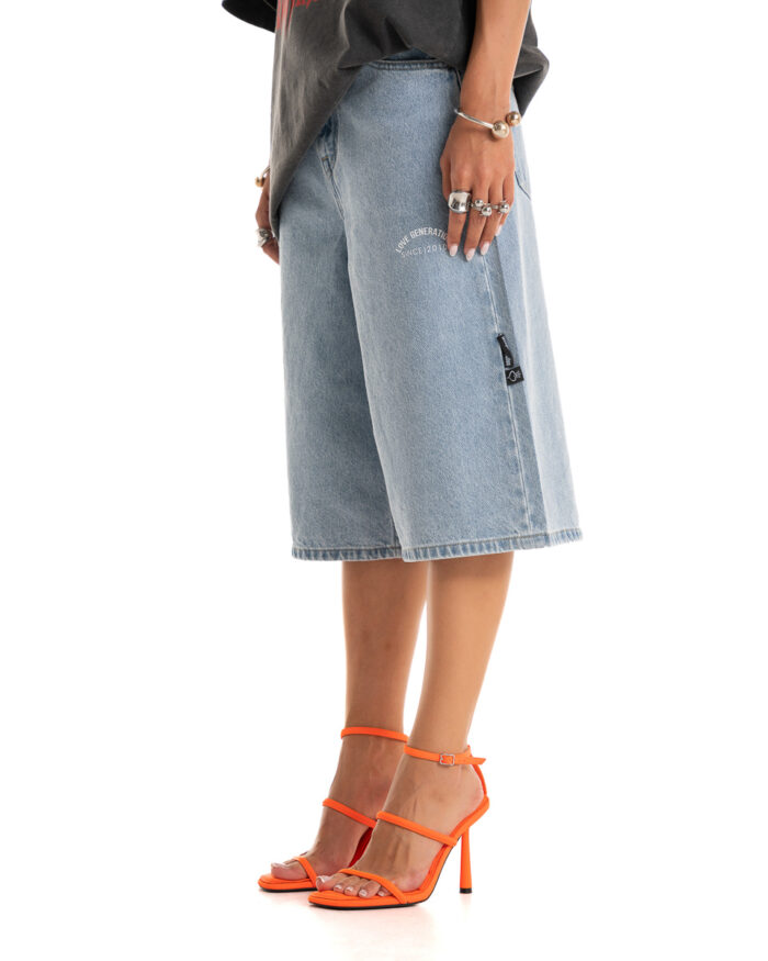 Jean Woman Shorts Light Blue 244