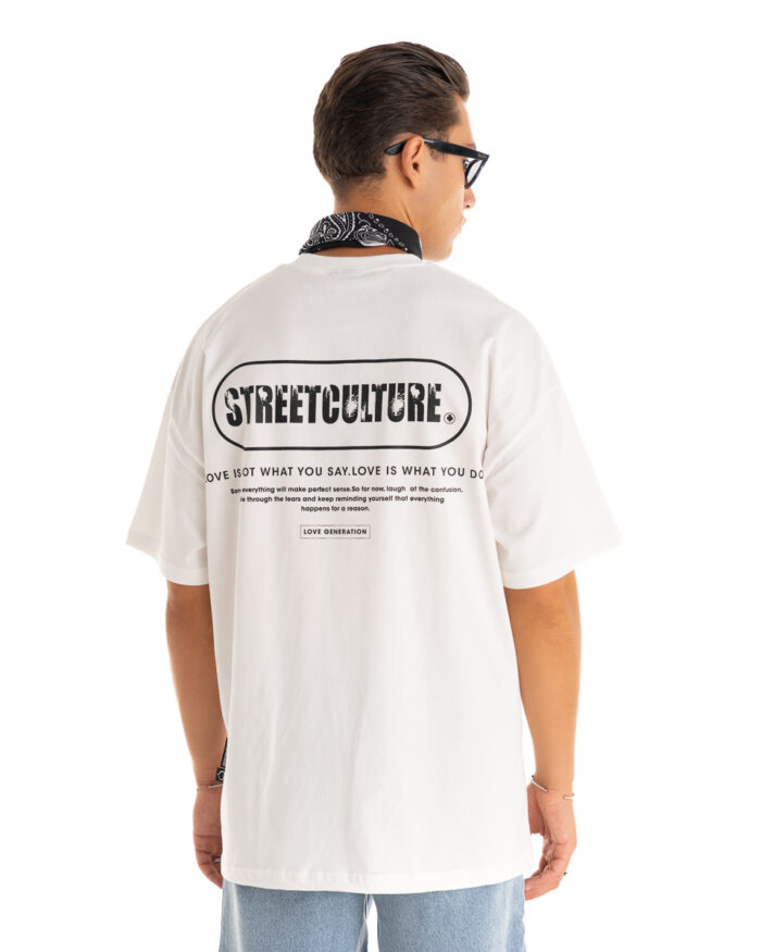 Oversized T-Shirt TLO302 Off-White