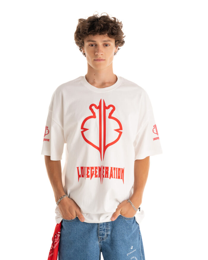 Oversized T-Shirt TLO417 Off-White