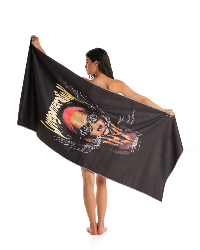 Towel Rodman Black