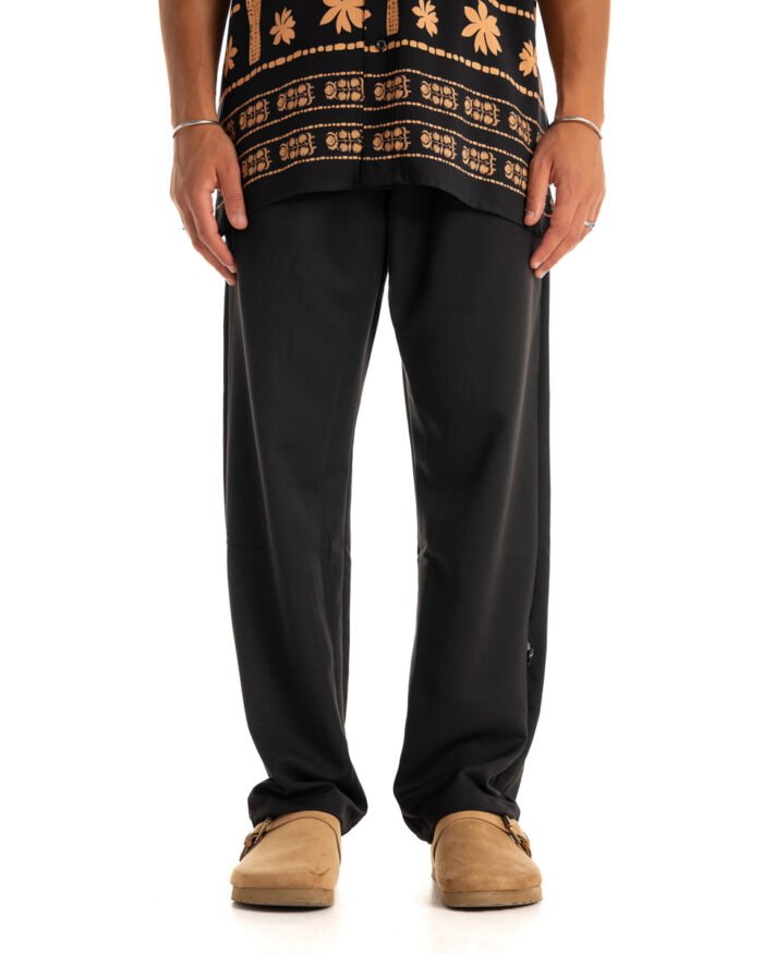 Wide Pants Υφασμάτινο Black