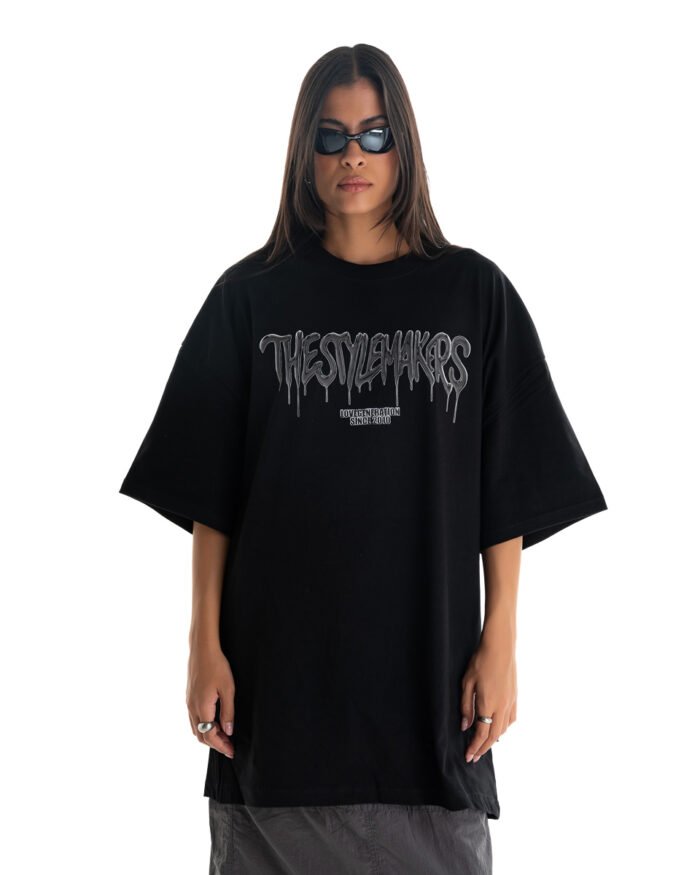 Boyfriend Oversized T-Shirt TLO430 Black
