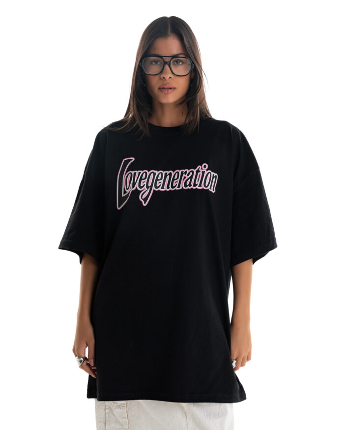 Boyfriend Oversized T-Shirt TLO431 Black