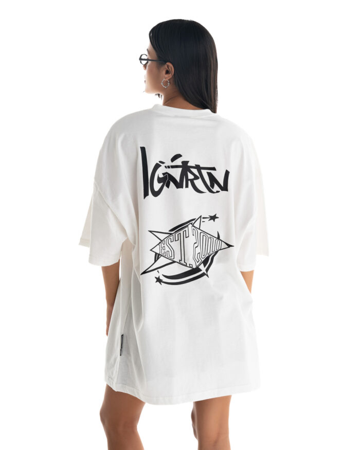 Boyfriend Oversized T-Shirt TLO434 Off-White