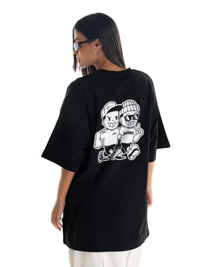 Boyfriend Oversized T-Shirt TLO440 Black