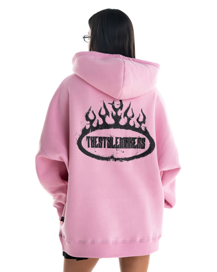 Boyfriend Super Oversized Hoodie HS436 Pink