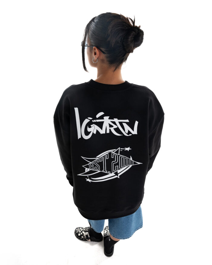 Boyfriend Sweatshirt OS434 Black