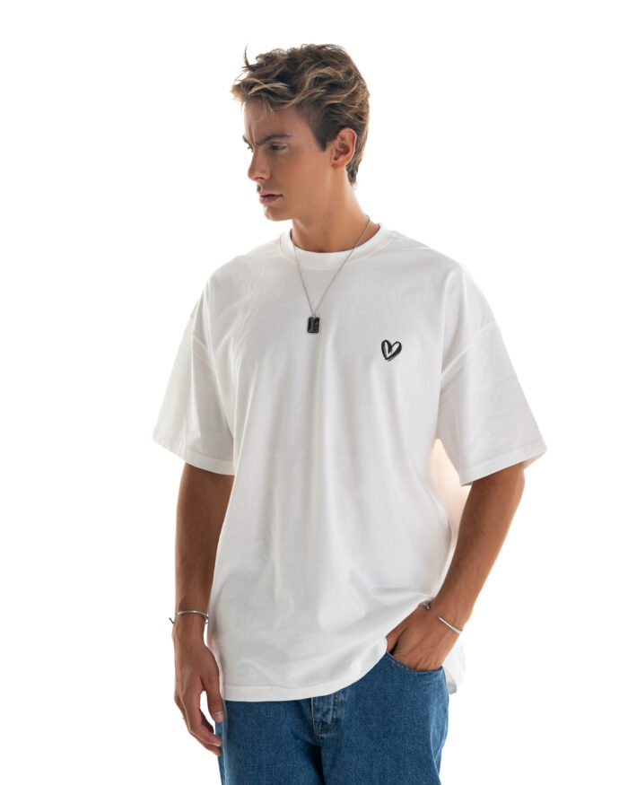 Oversized T-shirt TLO438 Off-White
