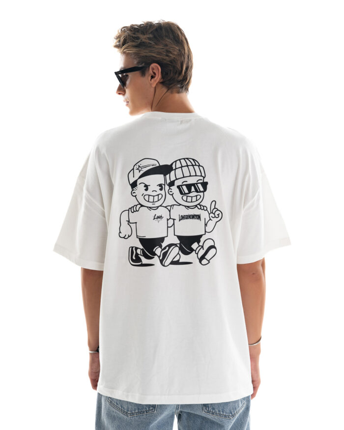 Oversized T-shirt TLO440 Off-White