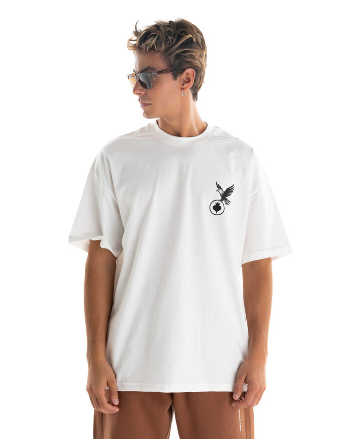Oversized T-shirt TLO441 Off-white