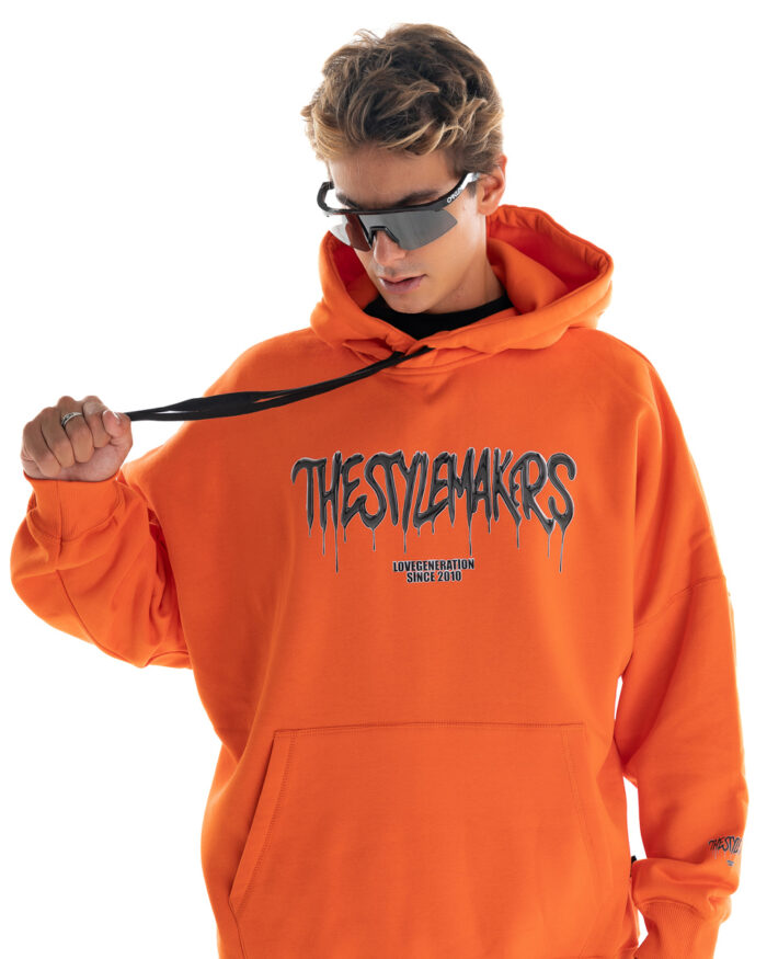Super Oversized Hoodie HS430 Orange