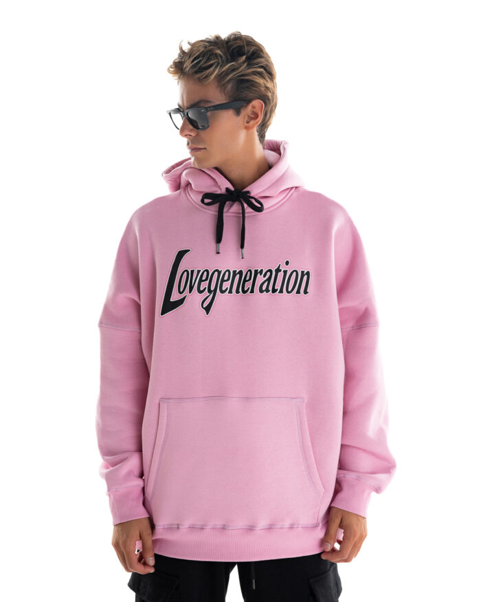Super Oversized Hoodie HS431 Pink