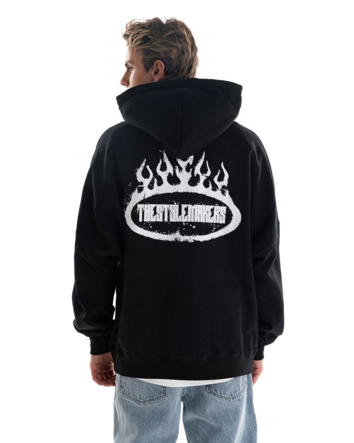 Super Oversized Hoodie HS436 Black