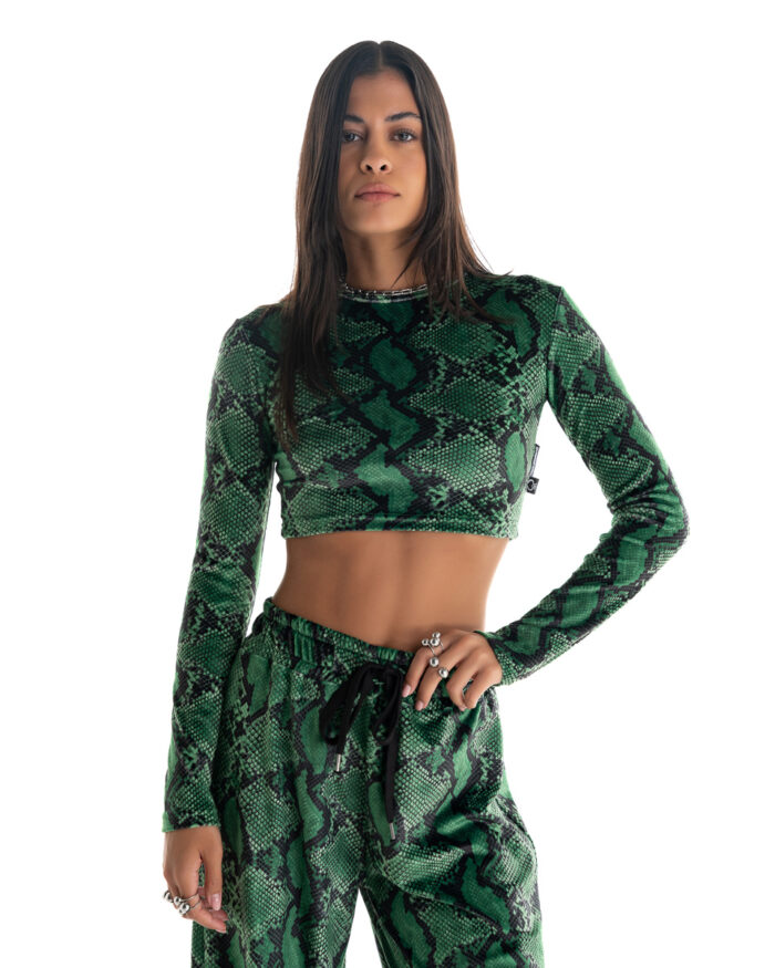 Velvet Crop Crocodile