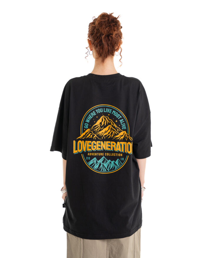 Boyfriend Oversized T-Shirt TLO443 Black