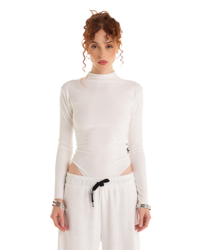 Κορμάκι Velvet White