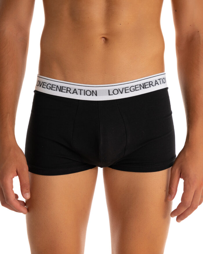 Σετ 3 Μπόξερ Cotton Modal Μαύρο - Λευκό