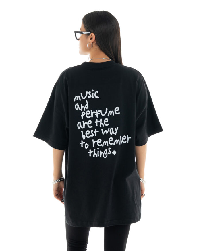 Boyfriend Oversized T-Shirt TLO446 Black
