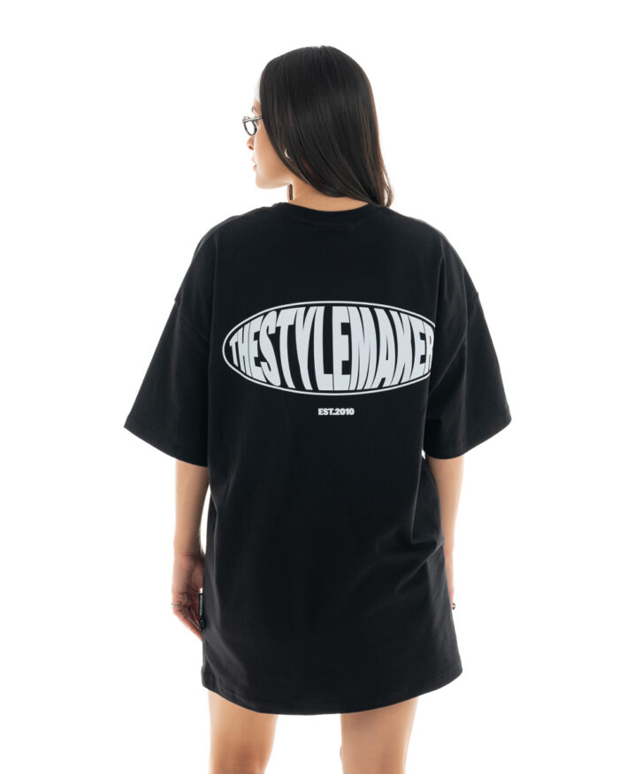 Boyfriend Oversized T-Shirt TLO457 Black