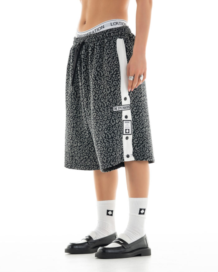 Boyfriend Shorts Ζακάρ Oldschool Elephant Grey