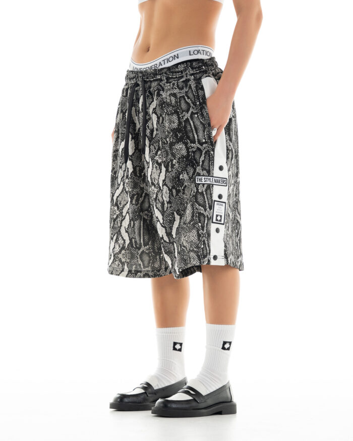 Boyfriend Shorts Ζακάρ Oldschool Snake