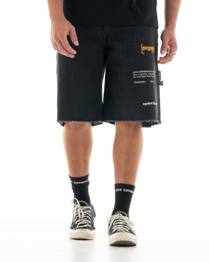 Jean Shorts Black 458