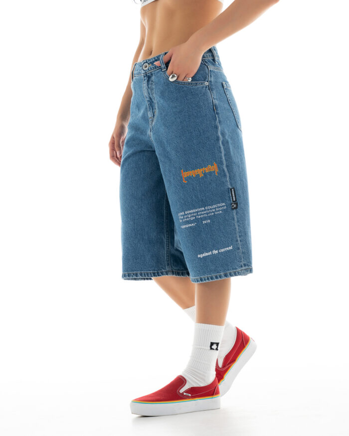 Jean Woman Shorts Blue 458