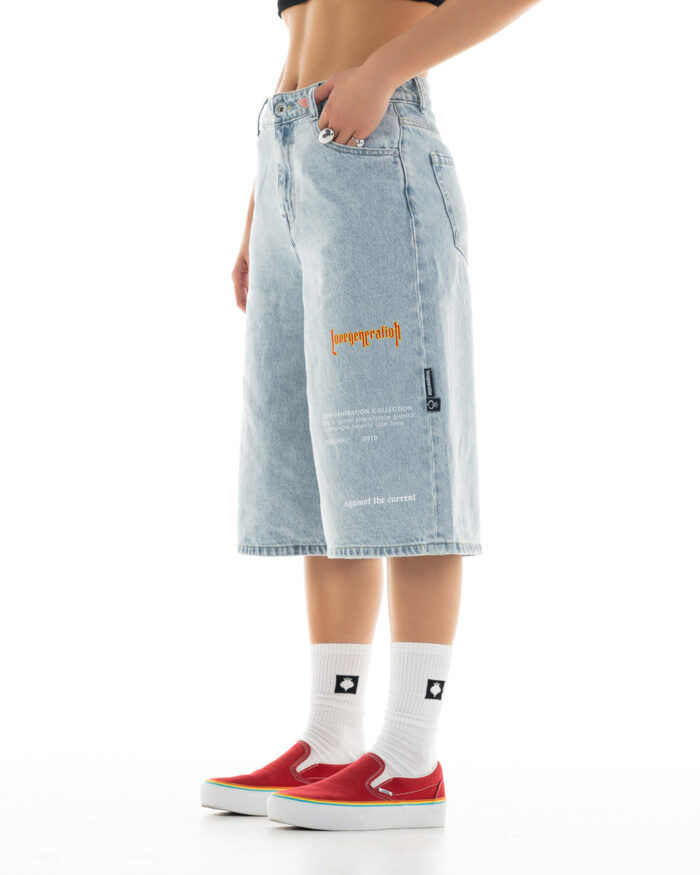 Jean Woman Shorts Light Blue 458