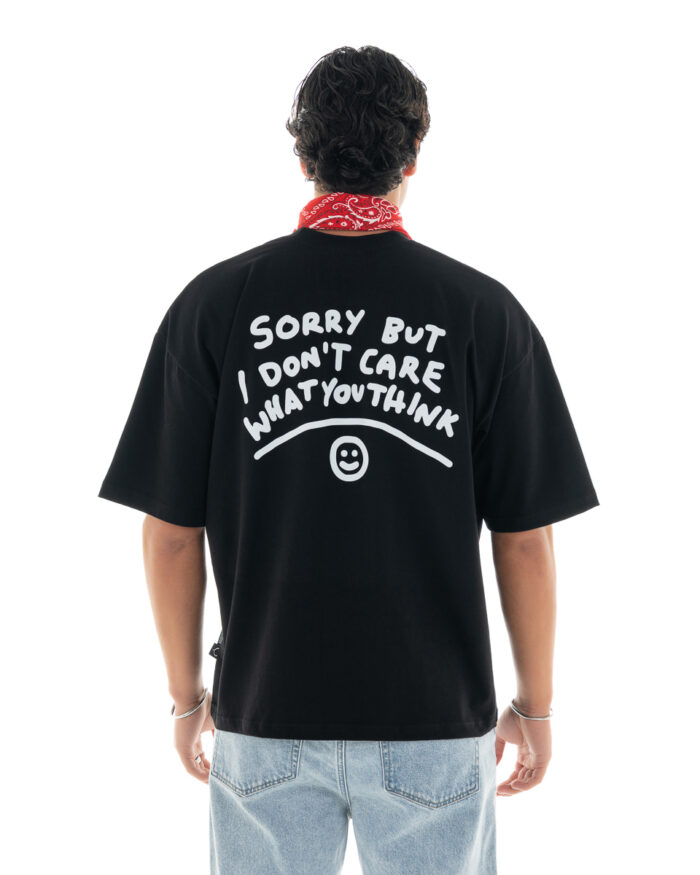 Oversized BOXY T-Shirt TBO444 Black
