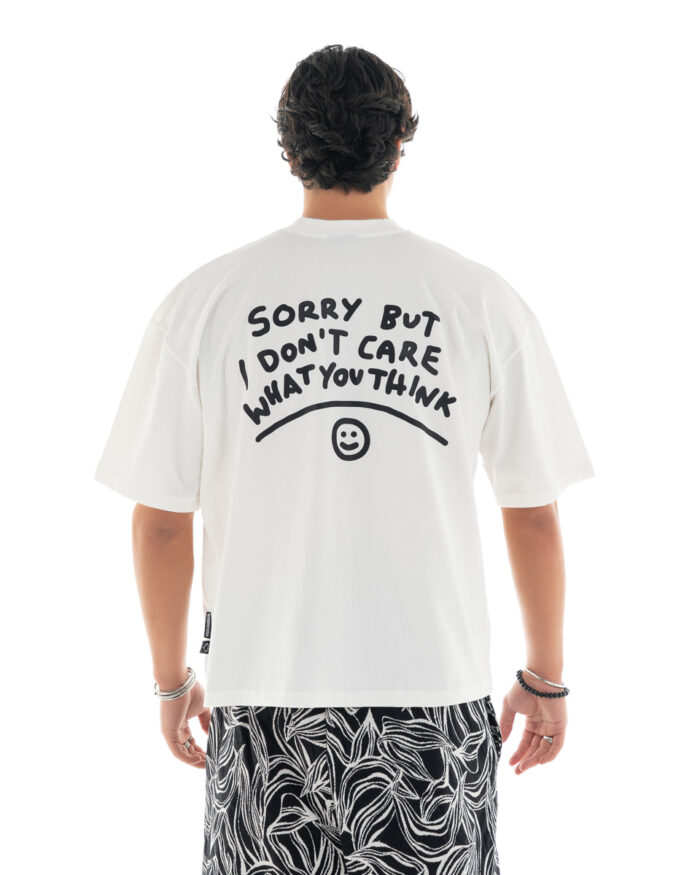 Oversized BOXY T-Shirt TBO444 Off-White