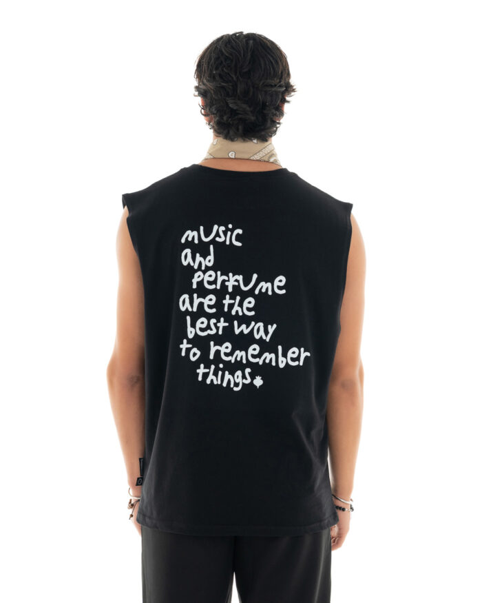 Oversized Vest V446 Black
